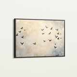 Animals 013 Canvas Art 18" x 24" / 45 x 60 cm / Black
