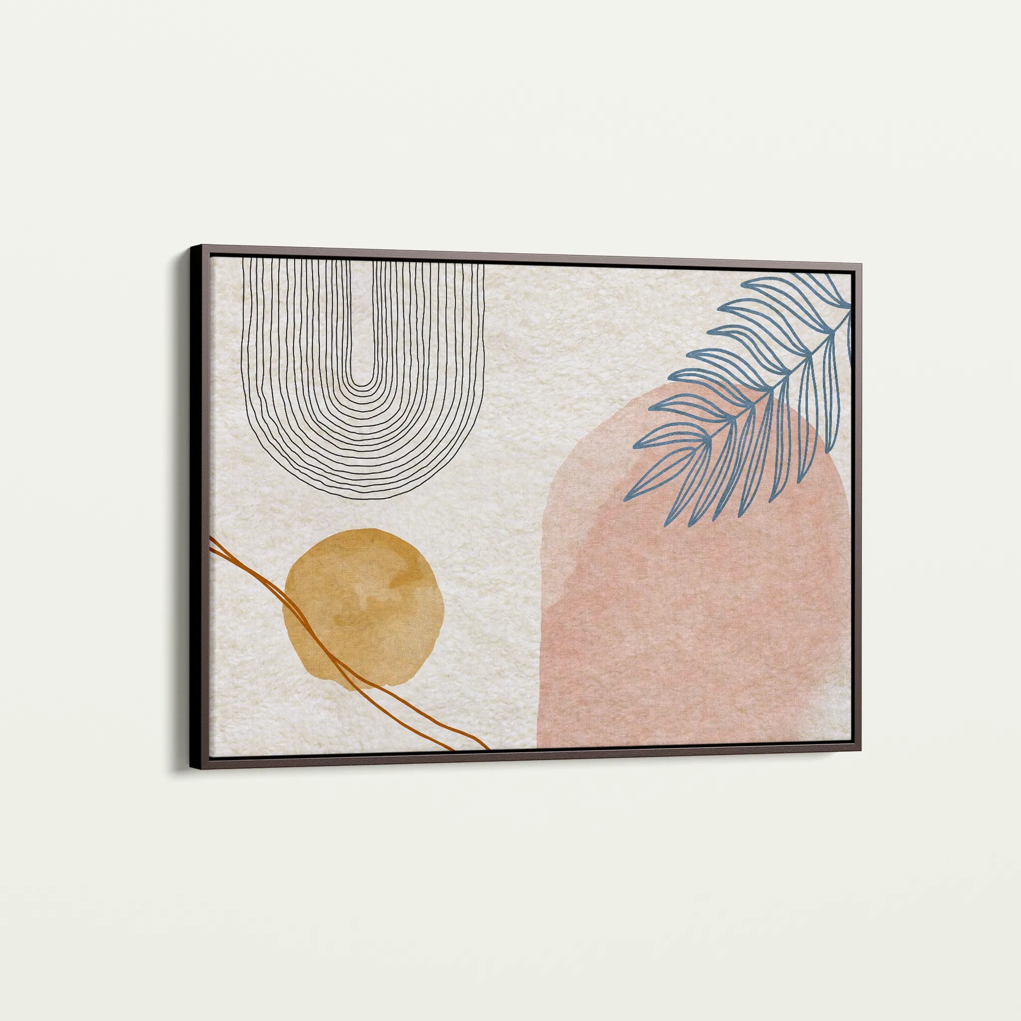 Boho 013 Canvas Art 18" x 24" / 45 x 60 cm / Black