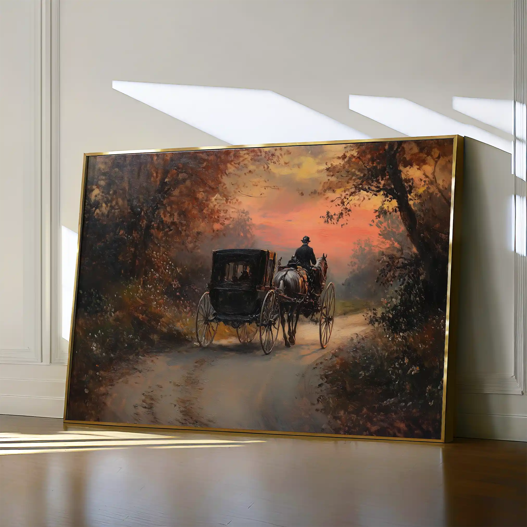 Classic 013 Canvas Art 18" x 24" / 45 x 60 cm / Black