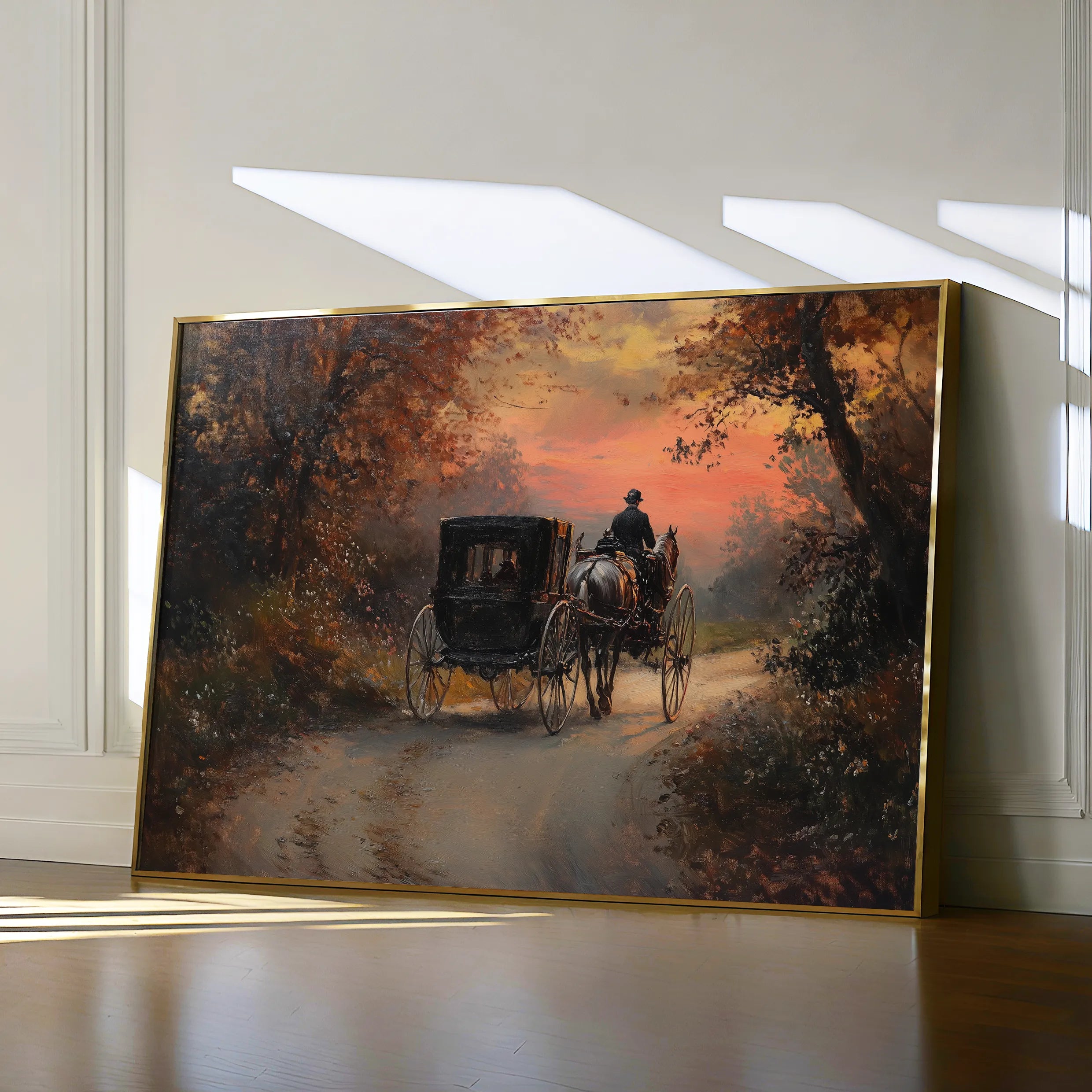 Classic 013 Canvas Art 18" x 24" / 45 x 60 cm / Black
