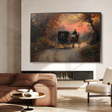 Classic 013 Canvas Art 18" x 24" / 45 x 60 cm / Black