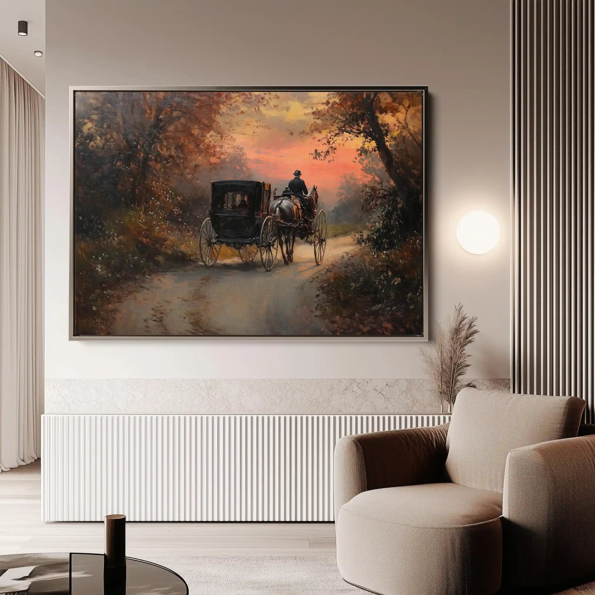 Classic 013 Canvas Art 18" x 24" / 45 x 60 cm / Black