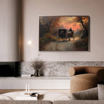 Classic 013 Canvas Art 18" x 24" / 45 x 60 cm / Black