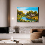 Landscape 013 Canvas Art 18" x 24" / 45 x 60 cm / Black