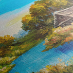 Landscape 013 Canvas Art 18" x 24" / 45 x 60 cm / Black