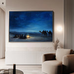 Orientalist 013 Canvas Art 18" x 24" / 45 x 60 cm / Black