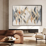 Abstract 014 Canvas Art 18" x 24" / 45 x 60 cm / Black