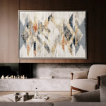 Abstract 014 Canvas Art 18" x 24" / 45 x 60 cm / Black
