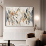 Abstract 014 Canvas Art 18" x 24" / 45 x 60 cm / Black
