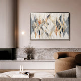 Abstract 014 Canvas Art 18" x 24" / 45 x 60 cm / Black