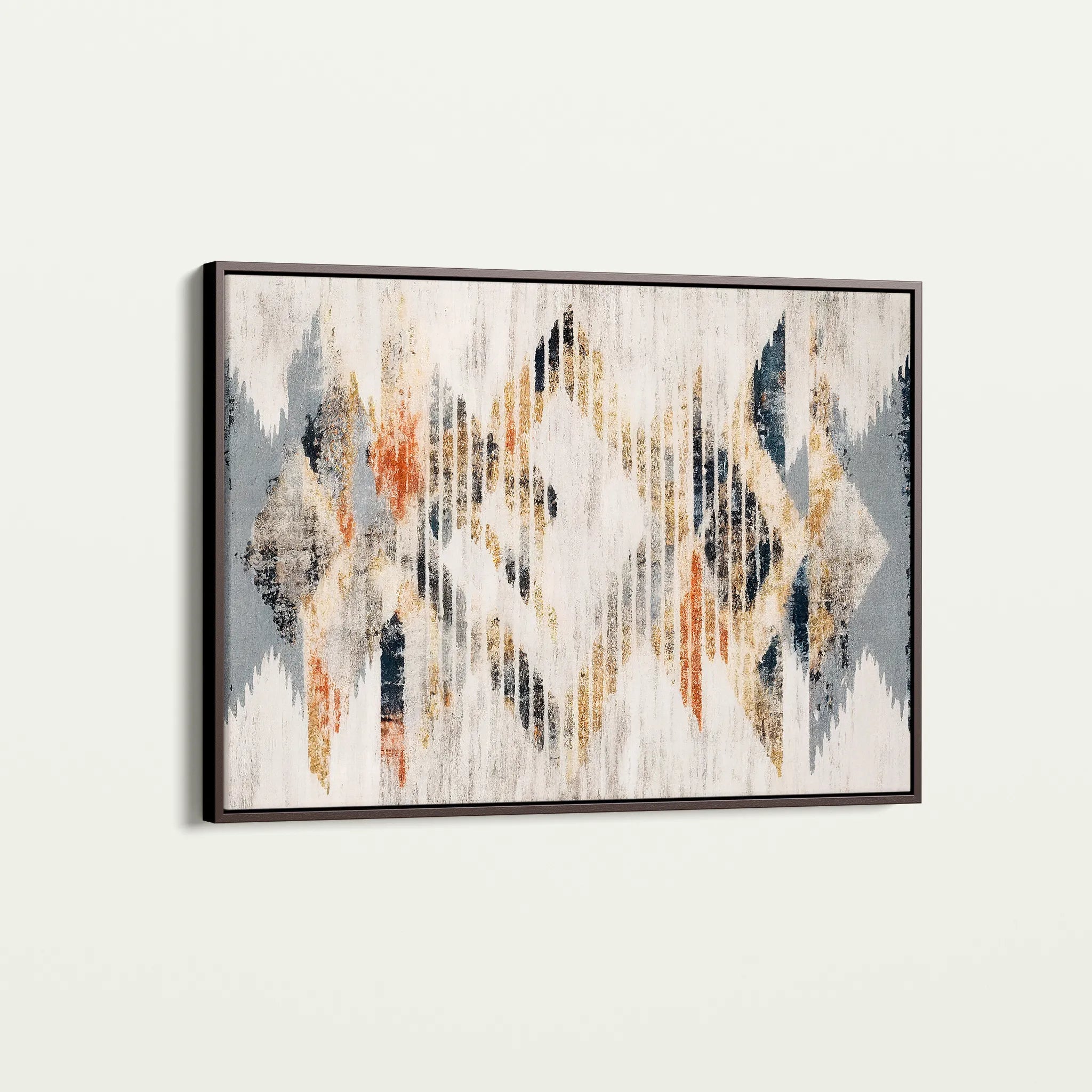 Abstract 014 Canvas Art 18" x 24" / 45 x 60 cm / Black