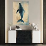 Animals 014 Canvas Art 18" x 24" / 45 x 60 cm / Black