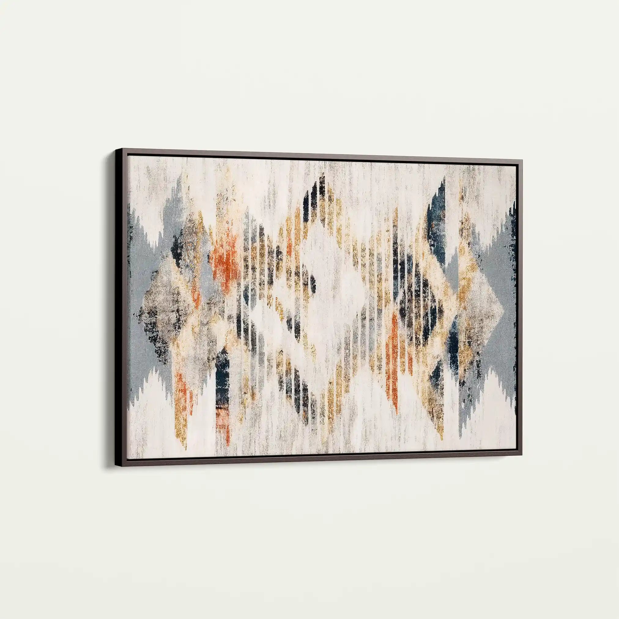 Abstract 014 Canvas Art 60 x 40 cm / Black