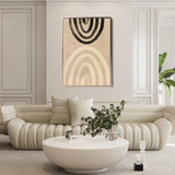 Boho 014 Canvas Art 18" x 24" / 45 x 60 cm / Black