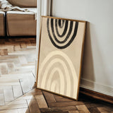 Boho 014 Canvas Art 18" x 24" / 45 x 60 cm / Black