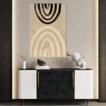 Boho 014 Canvas Art 18" x 24" / 45 x 60 cm / Black