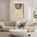Boho 014 Canvas Art 60 x 40 cm / Black