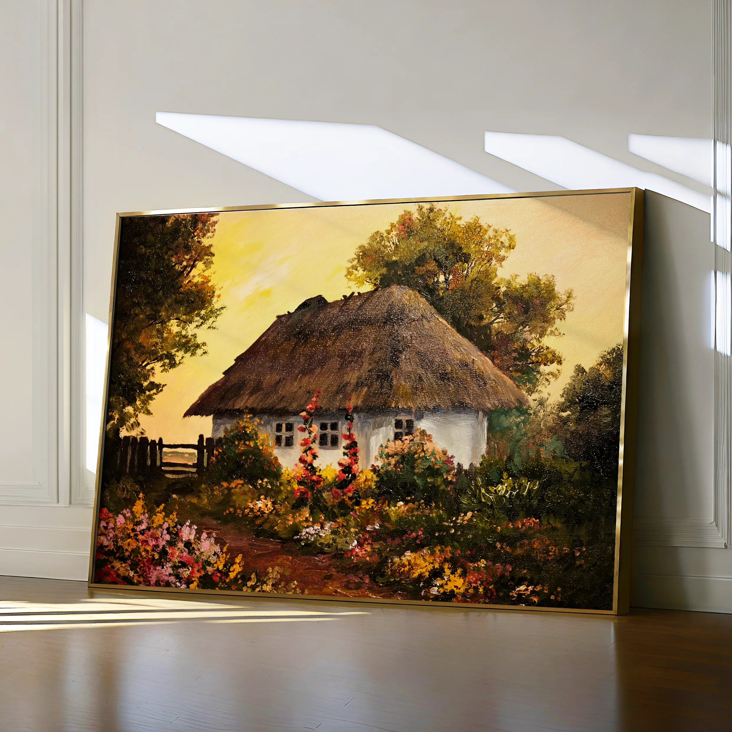 Landscape 014 Canvas Art 18" x 24" / 45 x 60 cm / Black