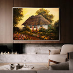 Landscape 014 Canvas Art 18" x 24" / 45 x 60 cm / Black