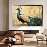 Animals 015 Canvas Art 18" x 24" / 45 x 60 cm / Black
