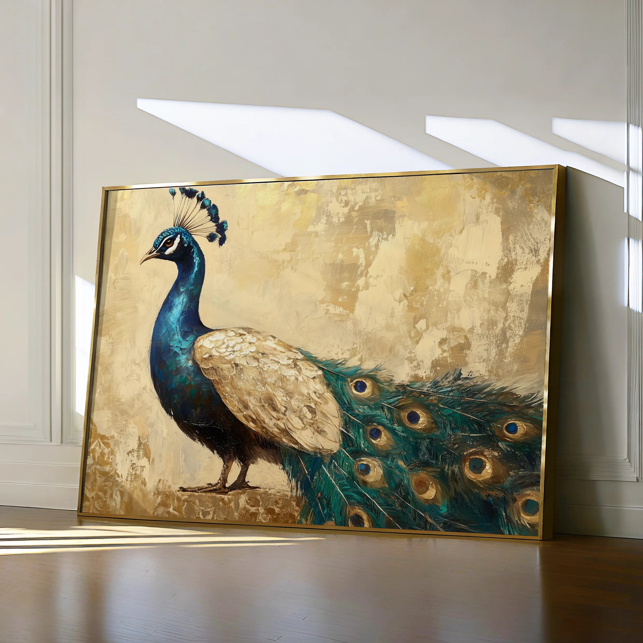 Animals 015 Canvas Art 18" x 24" / 45 x 60 cm / Black