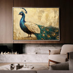 Animals 015 Canvas Art 18" x 24" / 45 x 60 cm / Black