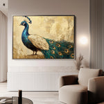 Animals 015 Canvas Art 18" x 24" / 45 x 60 cm / Black