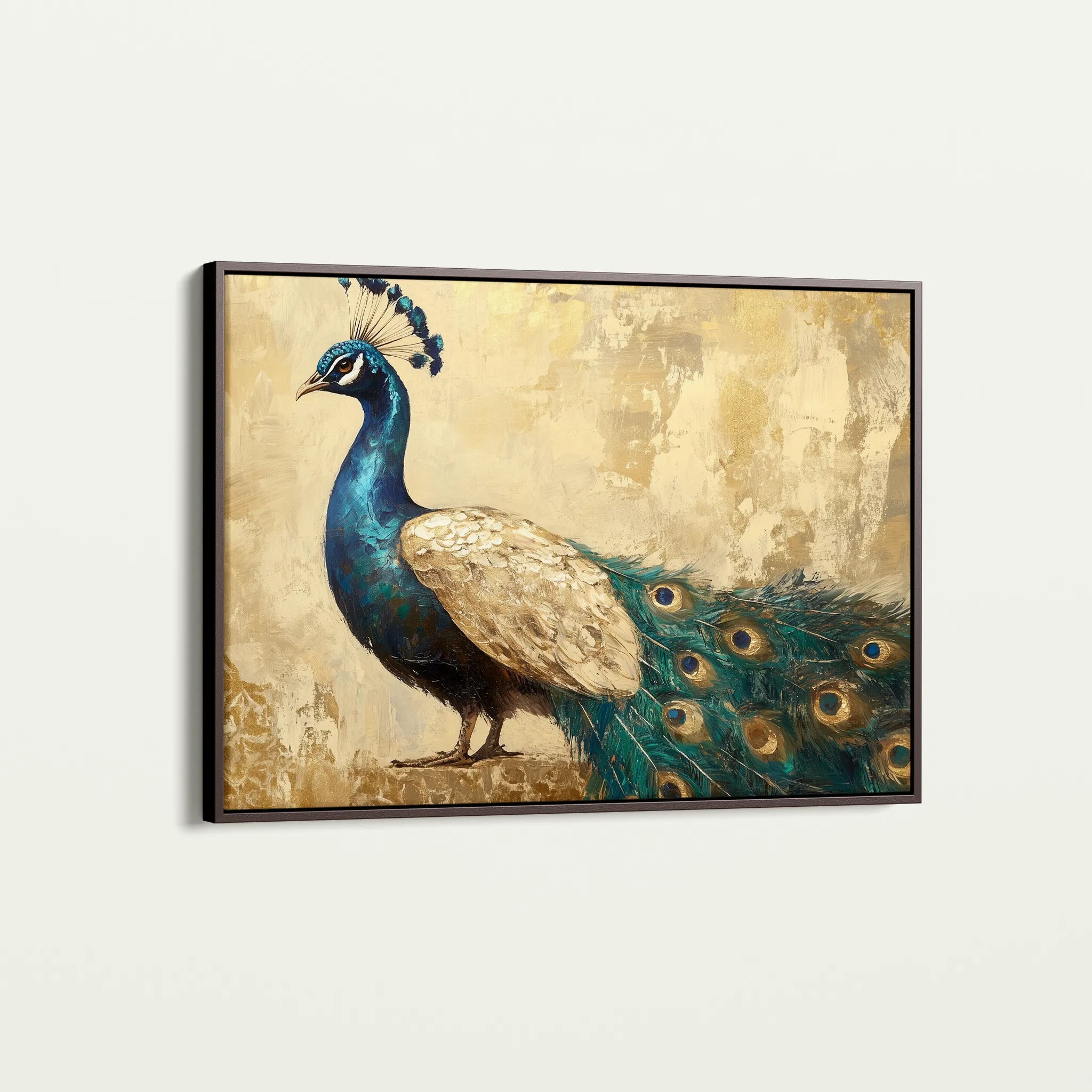 Animals 015 Canvas Art 18" x 24" / 45 x 60 cm / Black