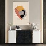 Boho 015 Canvas Art 18" x 24" / 45 x 60 cm / Black