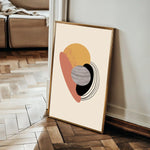 Boho 015 Canvas Art 60 x 40 cm / Black