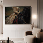 Classic 015 Canvas Art 18" x 24" / 45 x 60 cm / Black