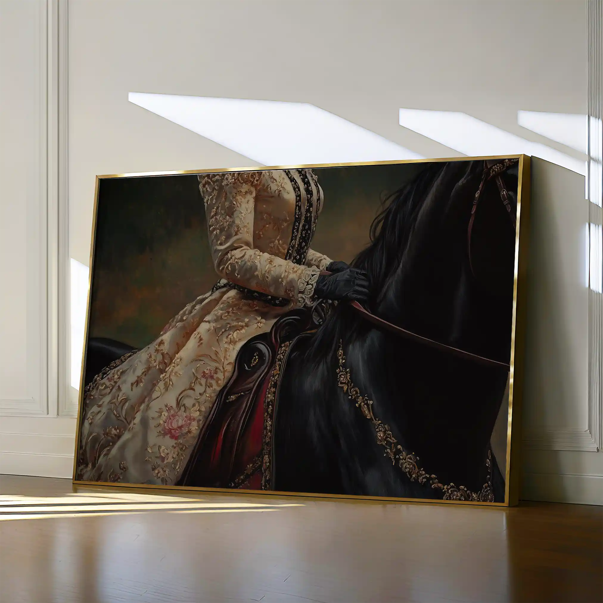 Classic 015 Canvas Art 18" x 24" / 45 x 60 cm / Black