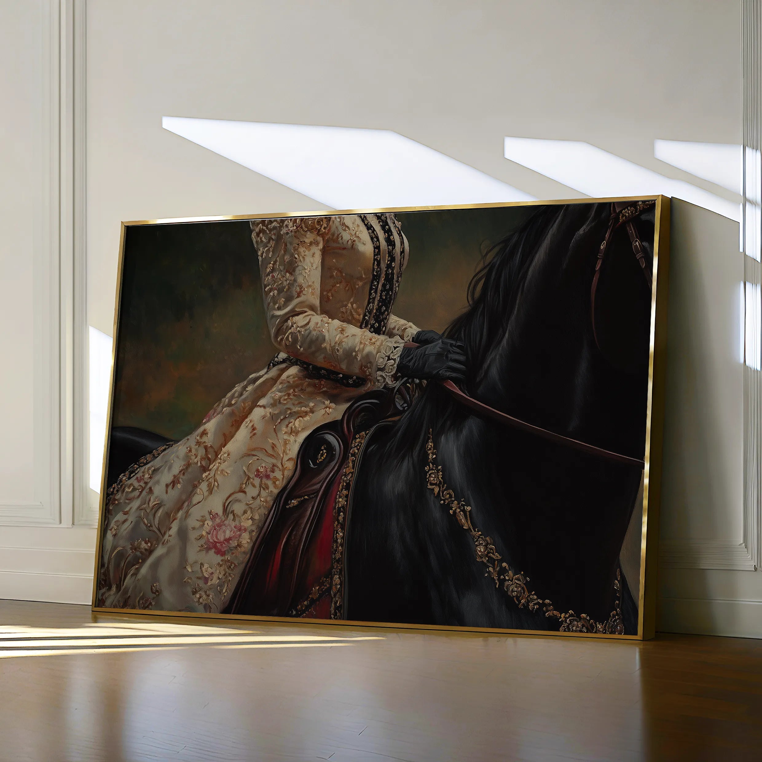 Classic 015 Canvas Art 18" x 24" / 45 x 60 cm / Black