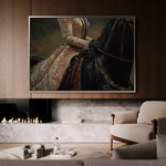 Classic 015 Canvas Art 18" x 24" / 45 x 60 cm / Black