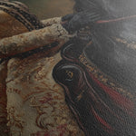 Classic 015 Canvas Art 18" x 24" / 45 x 60 cm / Black