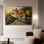 Landscape 015 Canvas Art 18" x 24" / 45 x 60 cm / Black
