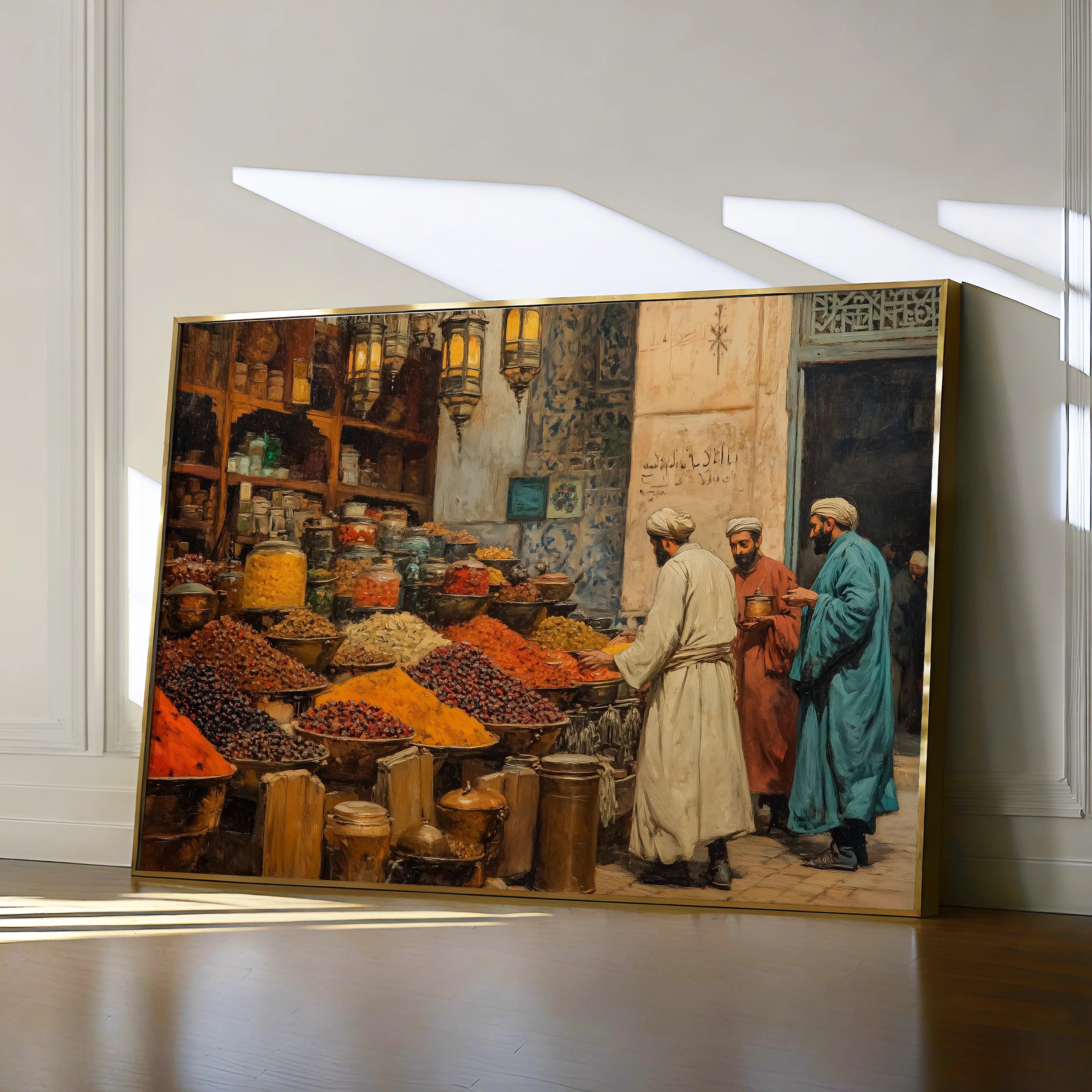 Orientalist 015 Canvas Art 18" x 24" / 45 x 60 cm / Black