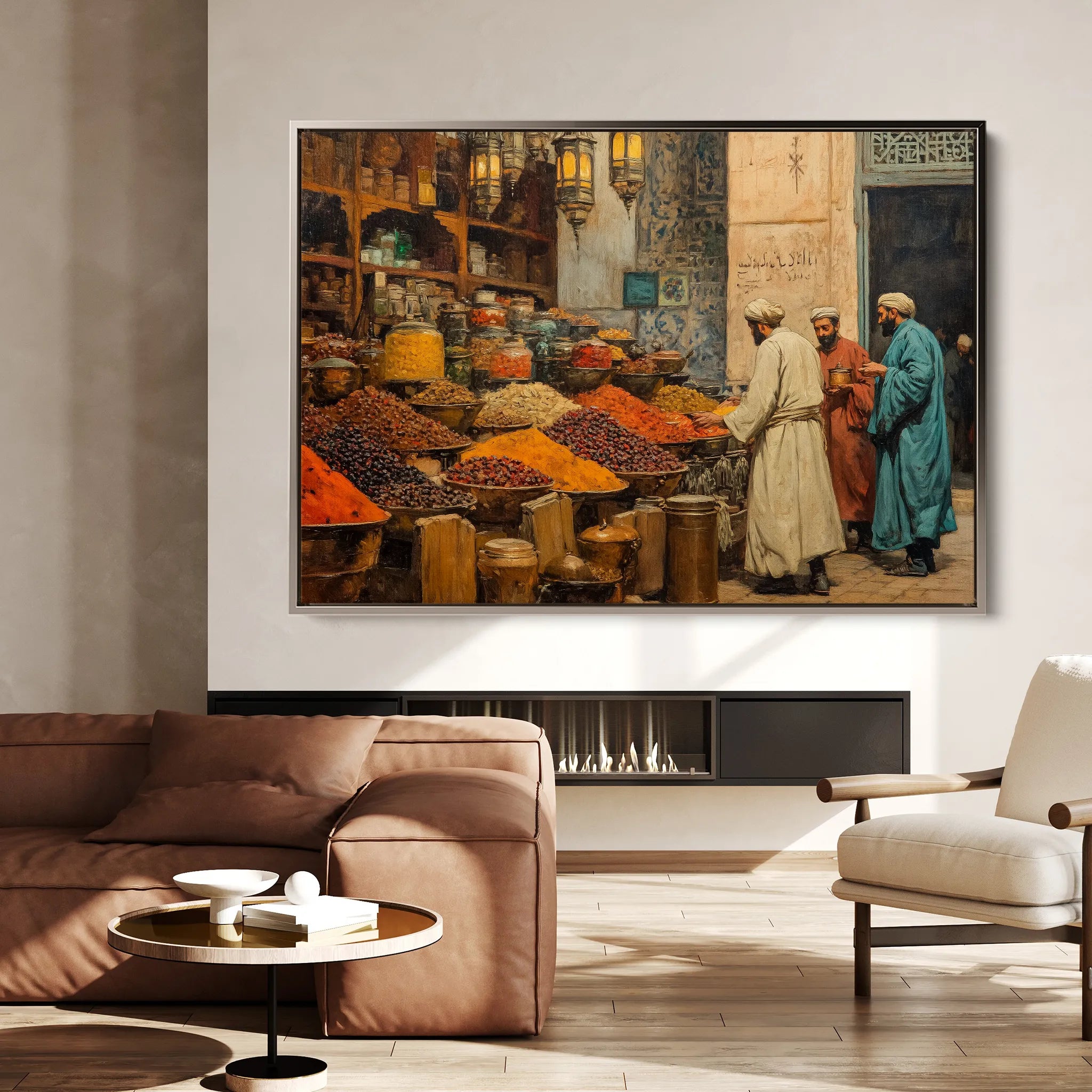 Orientalist 015 Canvas Art 18" x 24" / 45 x 60 cm / Black