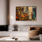 Orientalist 015 Canvas Art 18" x 24" / 45 x 60 cm / Black