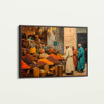 Orientalist 015 Canvas Art 18" x 24" / 45 x 60 cm / Black