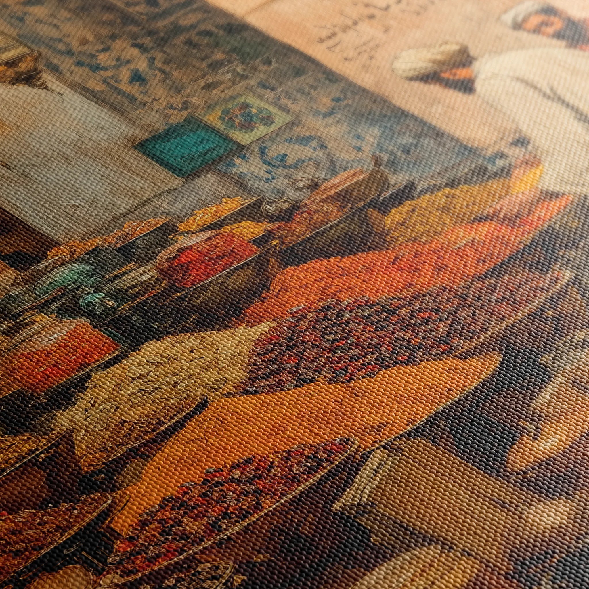 Orientalist 015 Canvas Art 18" x 24" / 45 x 60 cm / Black