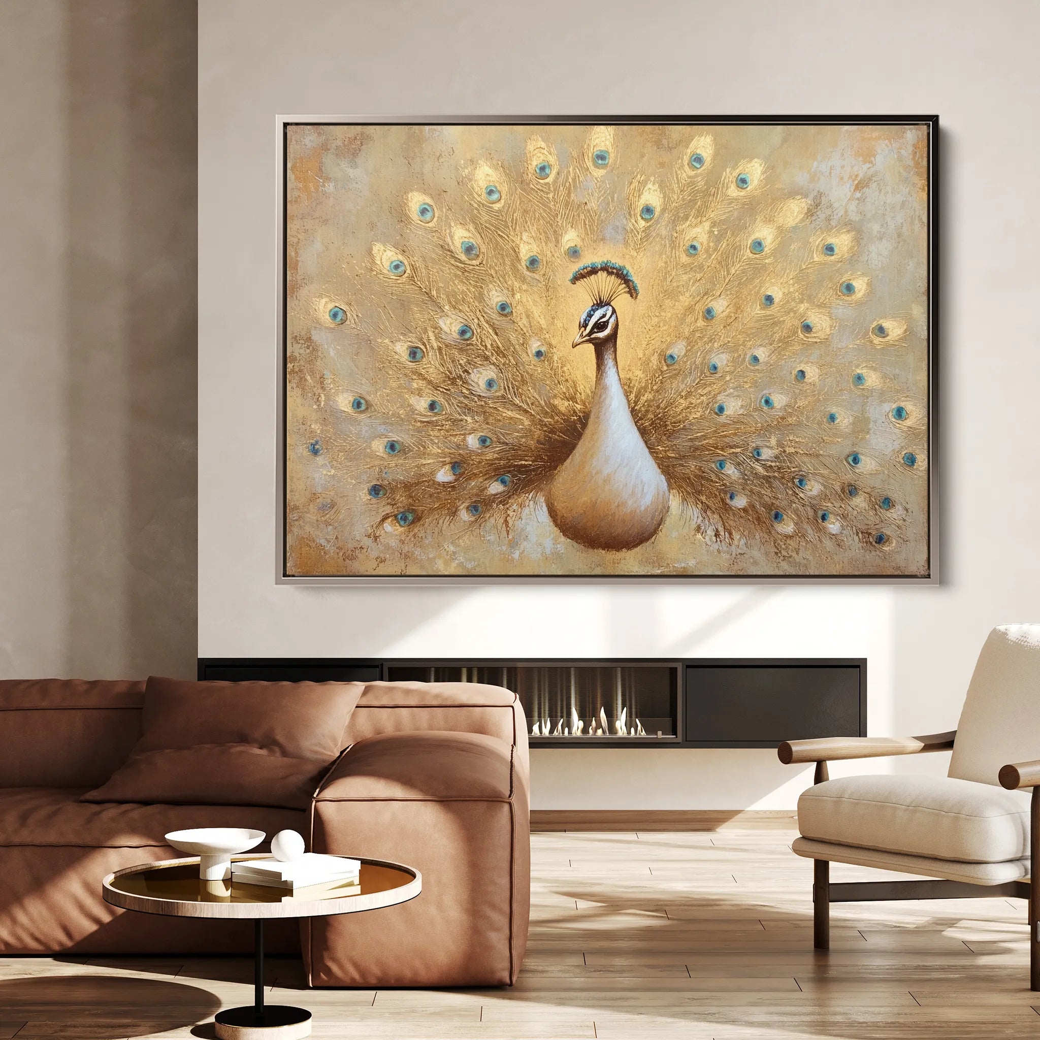 Animals 016 Canvas Art 18" x 24" / 45 x 60 cm / Black