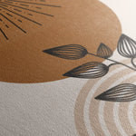 Boho 016 Canvas Art 60 x 40 cm / Black