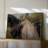 Classic 016 Canvas Art 18" x 24" / 45 x 60 cm / Black
