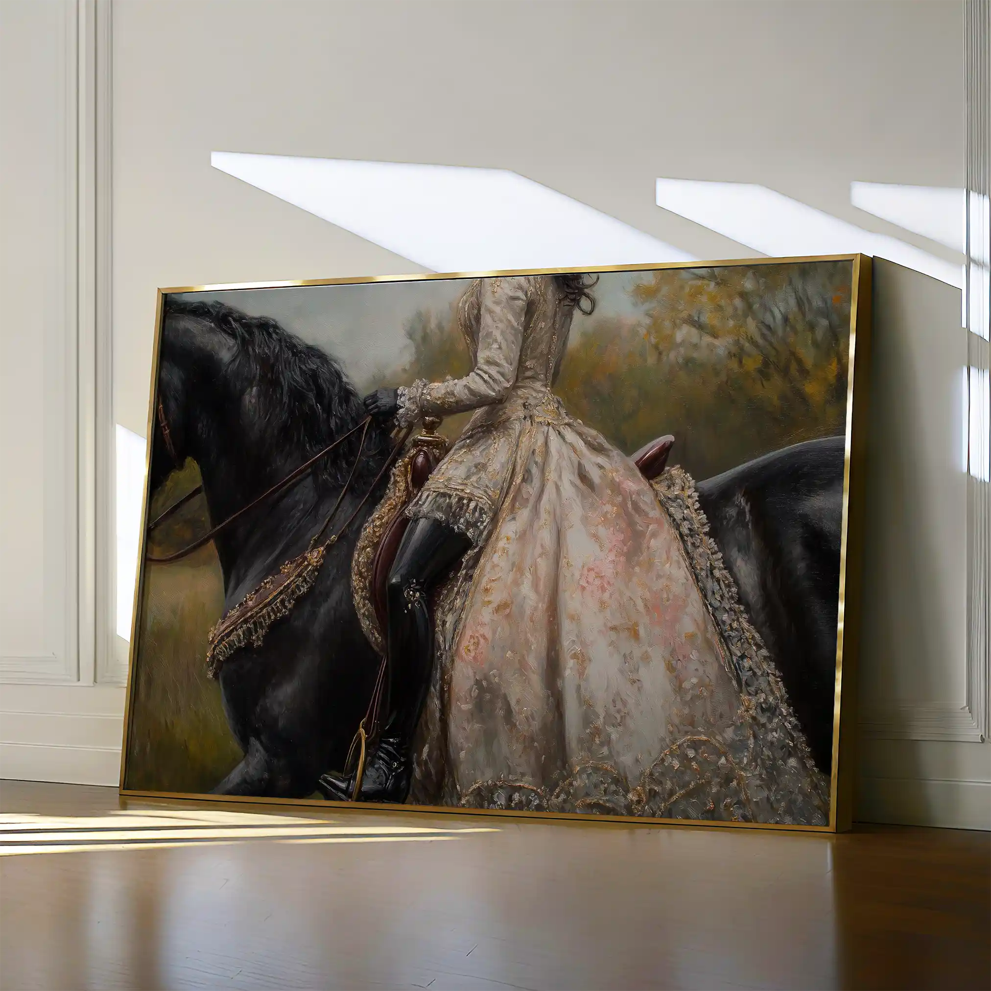Classic 016 Canvas Art 18" x 24" / 45 x 60 cm / Black