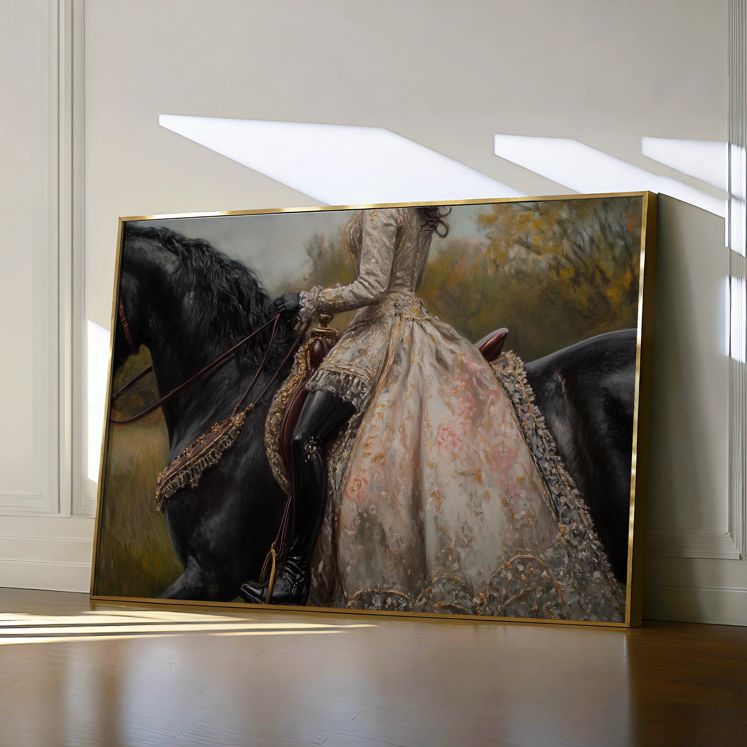 Classic 016 Canvas Art 18" x 24" / 45 x 60 cm / Black