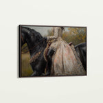Classic 016 Canvas Art 18" x 24" / 45 x 60 cm / Black