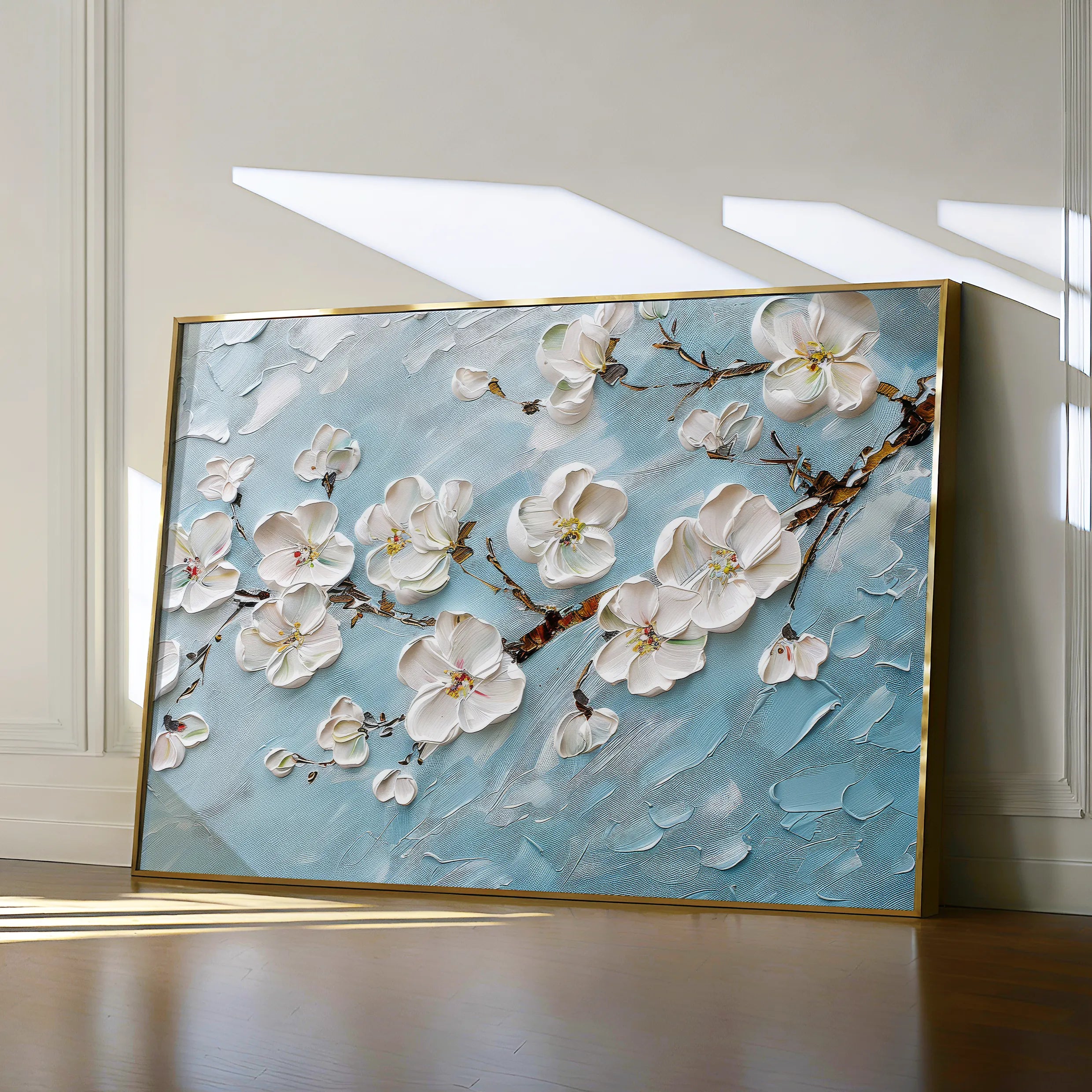 Floral 016 Canvas Art 18" x 24" / 45 x 60 cm / Black