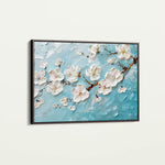 Floral 016 Canvas Art 60 x 40 cm / Black