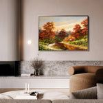 Landscape 016 Canvas Art 18" x 24" / 45 x 60 cm / Black